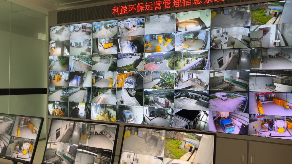 Medical waste disposal center monitoring Li-Ying